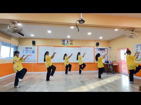 สร้างสรรค์ท่ารำเเละนาฏยศัพท์เพลง"เมรี" 3/12(มัธยมวัดหนองจอก)