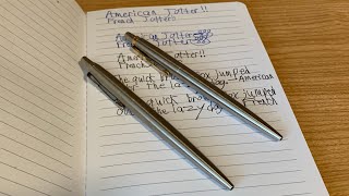 Parker jotters, French vs American!