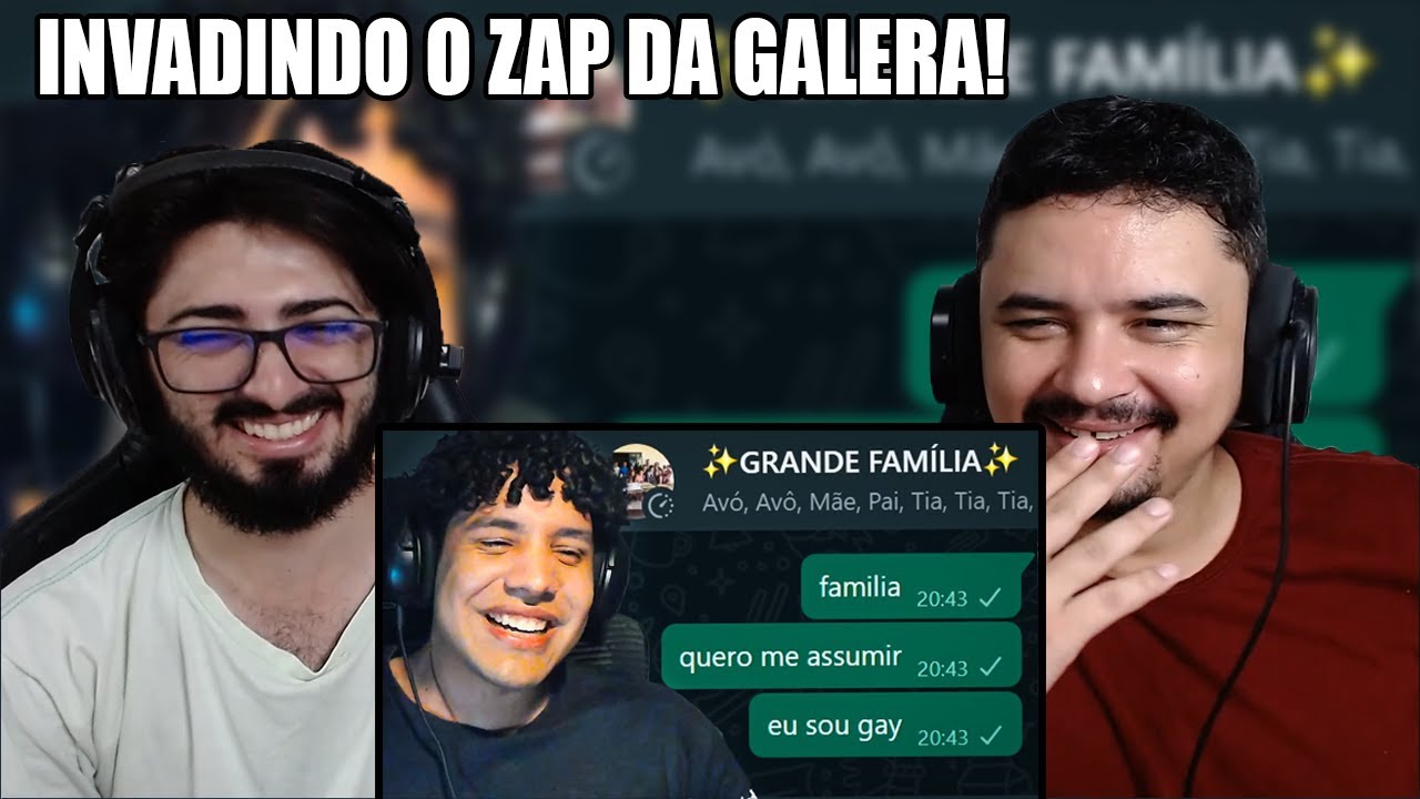 REACT INVADI O ZAP DOS CARA | Dossola