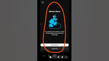 try creating more shorts to reach 50 subscribers and unlock live streaming / #shorts