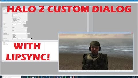 Halo 2 - How To Import Custom Dialog With Lipsync Tutorial