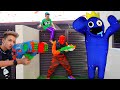 ПРОБРАЛИСЬ В ДОМ РАДУЖНЫХ ДРУЗЕЙ c NERF 24 ЧАСА Rainbow Friends