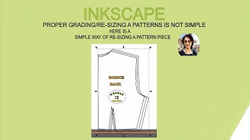 PATTERN INCREASING BASE SIZE STEP BY STEP IN INKSCAPE.  AN EASY METHOD.