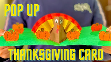 DIY Thanksgiving Pop Up Card