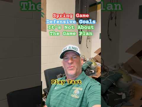 Spring Game Defense #americanfootballcoach #coachingfootball #footballdefense