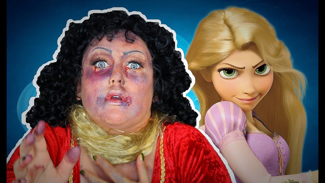 therealkatsketch, katsketch, makeup artist, Tangled, Mother Gothel, Rapunze...