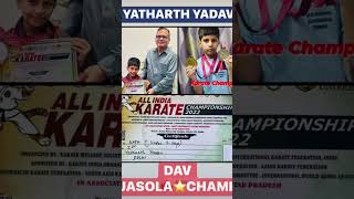 Dav jasola vihar students won karate gold medal 🏅
