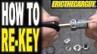 How To ReKey or Repair a Lock (Honda High Security)