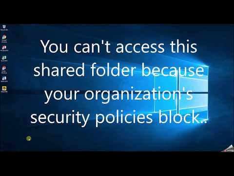Windows Cannot Access (error shared polder)