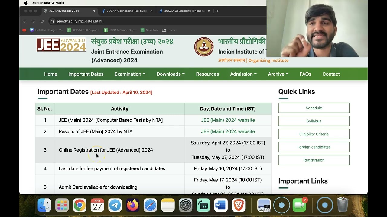 JEE Mains Counselling + JEE Advanced 2024 Registration Official Update✅ | JEE Mains 2024