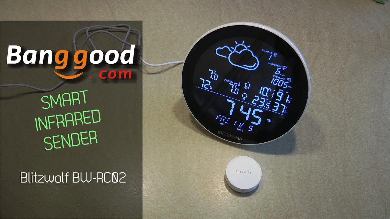 RSH Wi-Fi Weather Station Weather Forecast Temperature Humidity