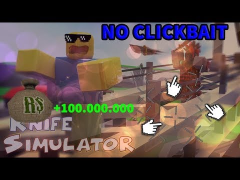 How To Get All Knifes For Free In Knife Simulator Roblox - 