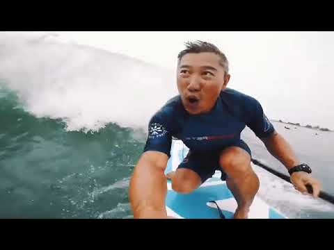 安平漁光島衝浪 漁光浪影