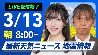 ウェザーニュースの配信のサムネイル画像