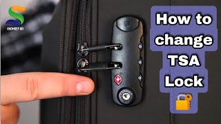 How To Change President Luggage TSA Lock 🔐