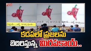 Variety Hoarding At Kadapa..కడపలో ప్రజలను బెదిరిస్తున్న మిరపకాయ్..| Mahaa News