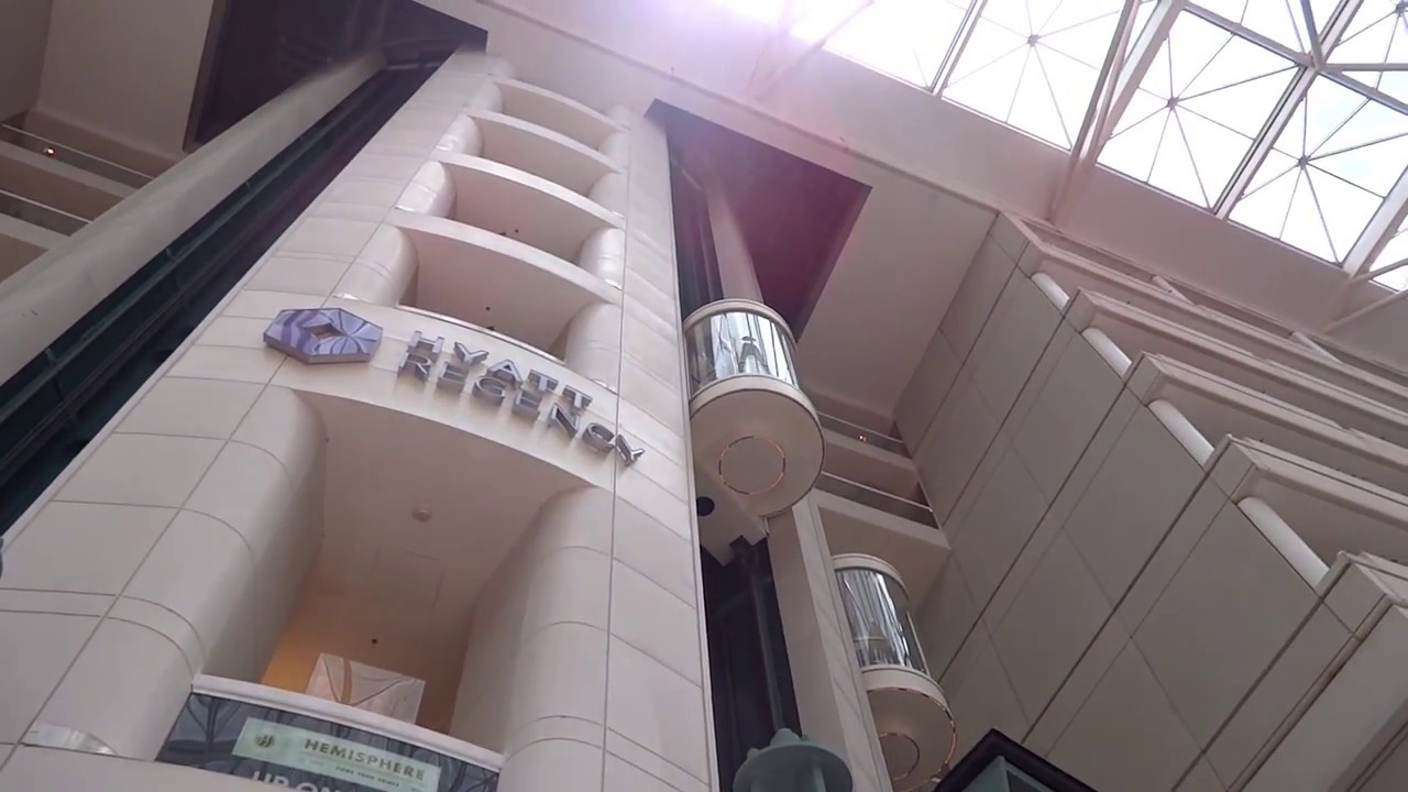 Elevator At HYATT regency hotel in orlando airport for Jimlielevators