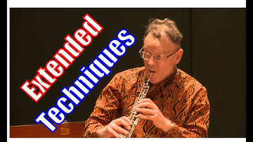 Contemporary Oboe Techniques - A Guide for Composers (Part II)