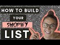 How To Build Your Shopify Email List! (2019 Hacks)