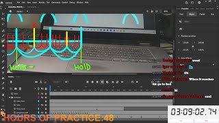 Practice animation and drawing: Live 46 (1,000 hours challenge)