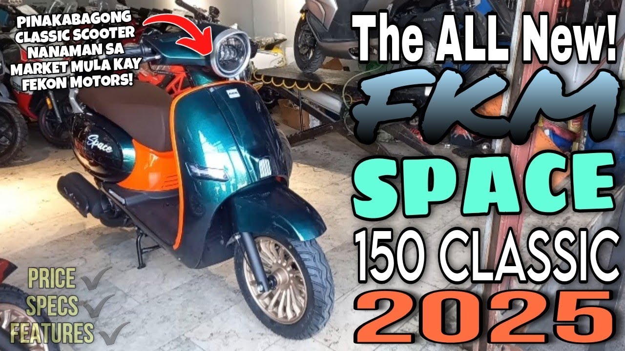 The ALL New FKM Space 150 CLASSIC 2025 | FKM Motorcycles Review 2025