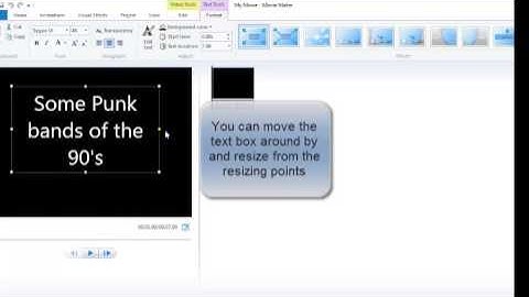 Title screen  Windows movie maker