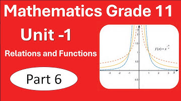 6. Class 11 | Grade 11 | Class 11 maths Unit 1 part 6 | Signum Function | New Curriculum | Oromo
