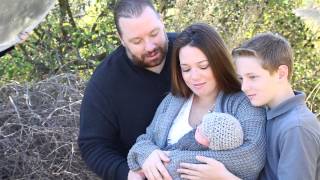 Baby Liam in the Field with Newborn Photographer Ana Brandt