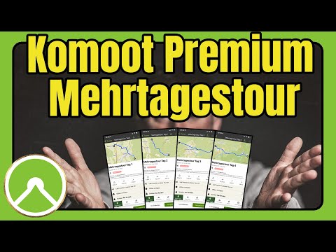 Mehrtagestouren mit Komoot Premium planen