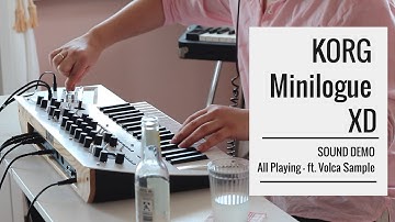 #Korg #minilogue XD Limited Edition ft. #Volca Sample Whiteout Jam | Sound Demo