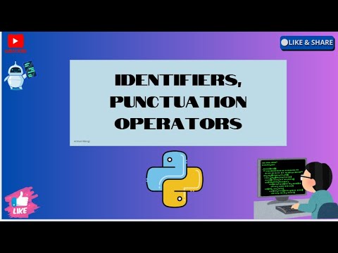 Identifiers, punctuation, operators , keywords in python| hindi /urdu| data science|programming|tech