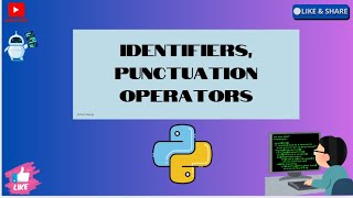 Identifiers, punctuation, operators , keywords in python| hindi /urdu| data science|programming|tech
