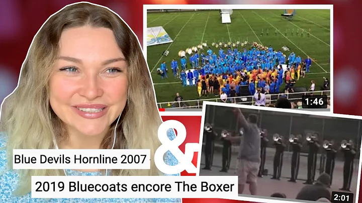 New Zealand Girl Reacts to BLUE DEVILS &. BLUECOATS HORN LINES 🤩