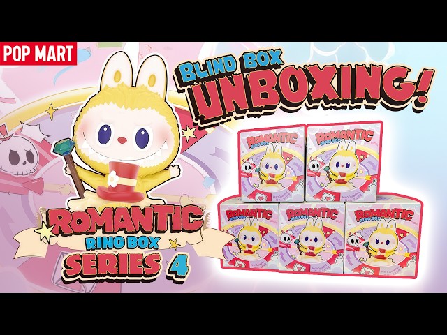 POP MART BLIND BOXES: Romantic Ring Box Series 4 UNBOXING