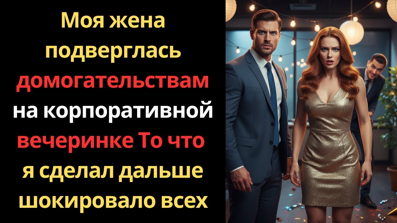 Моя жена подверглась домогательствам на корпоративной вечеринке. То, что я сделал дальше, шокировало