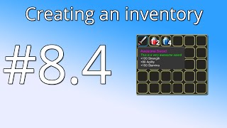 Unity Tutorial: Creating an inventory(PART 8.4) - Crafting layout