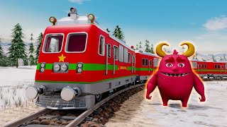 Monster Yeti stole Santa's Gift - Train for Kids - Choo choo Train