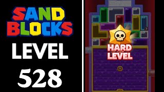 Sand Blocks: Drop Puzzle Level 528 Walkthrough 