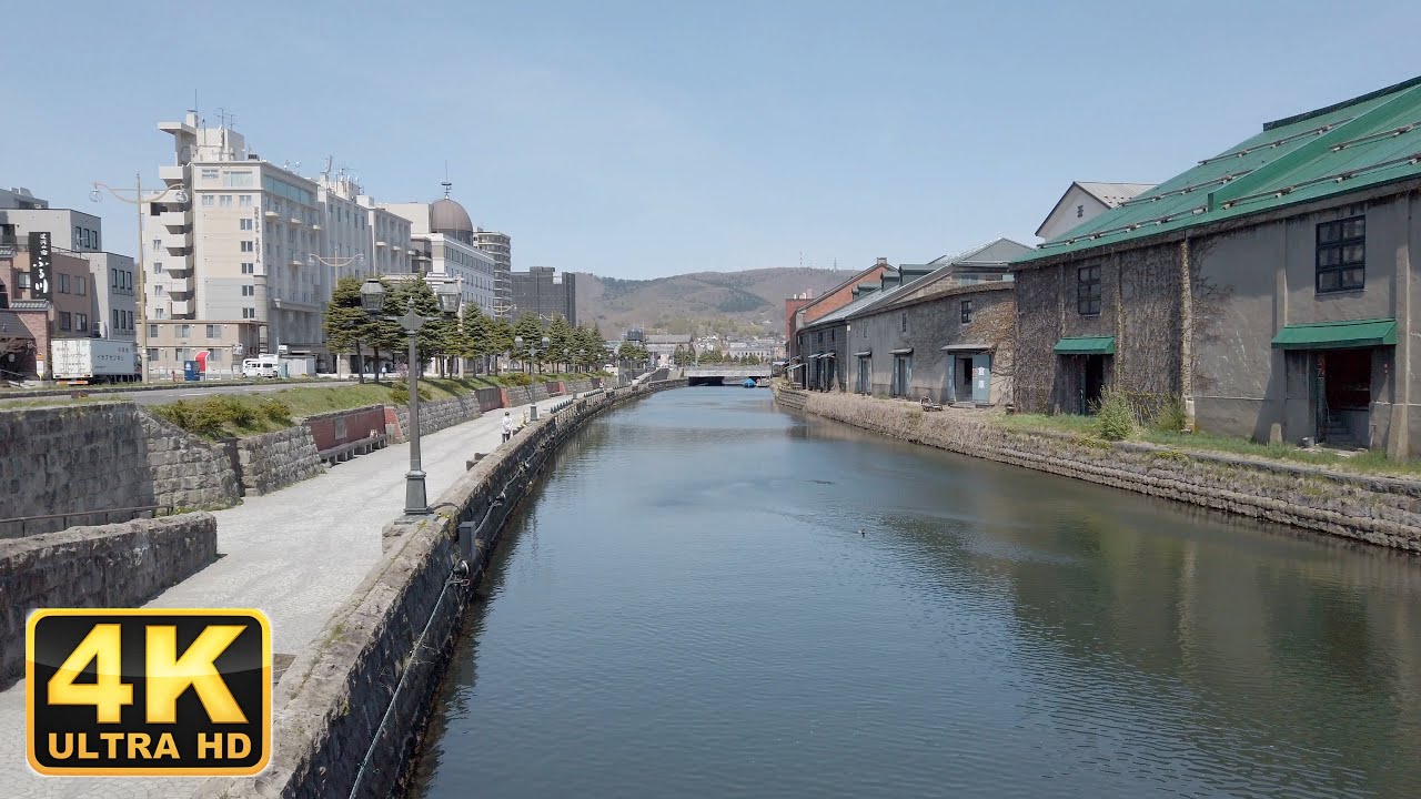 Walking in Otaru（小樽）, Hokkaido【4K】