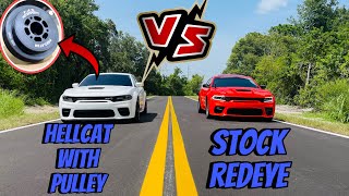 Hellcat vs RedEye RACE! Which is faster?