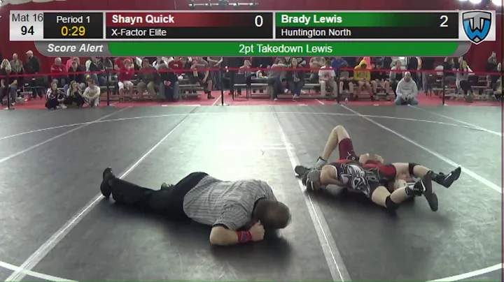 94 Shayn Quick X Factor Elite vs Brady Lewis Hunti...