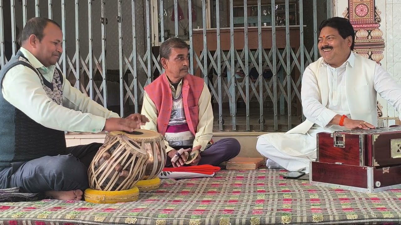 १६२६)बईठकी में #होली |  | गायक #मननगिरी मधुकर तबला #मिथिलेशजी #दीनबंधुजी २४.२.२६