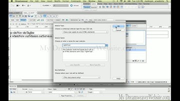 Dreamweaver tutorials mock up a design comp build div tags using tracing image css rules