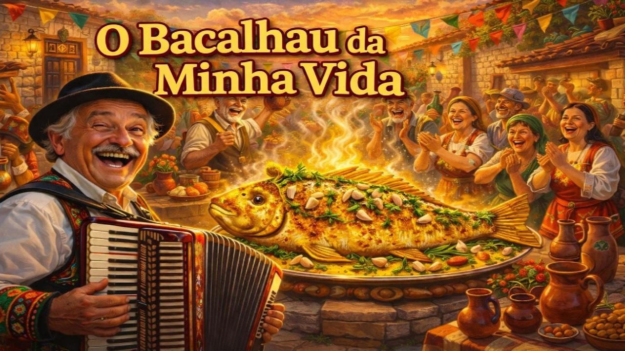 O Bacalhau da Minha Vida 🐟 | Música Pimba Humorística | Festa Portuguesa