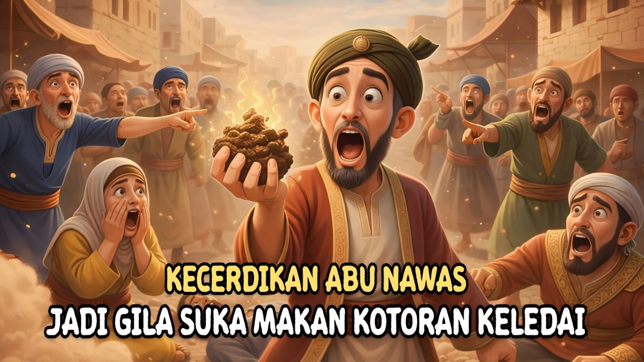 KELAKUAN KONYOL ABU NAWAS MEMBUAT ABU JAHIL DI ANGGAP TIDAK WARAS - HUMOR SUFI ABU NAWAS