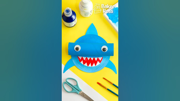 How To Make A Paper Plate Shark