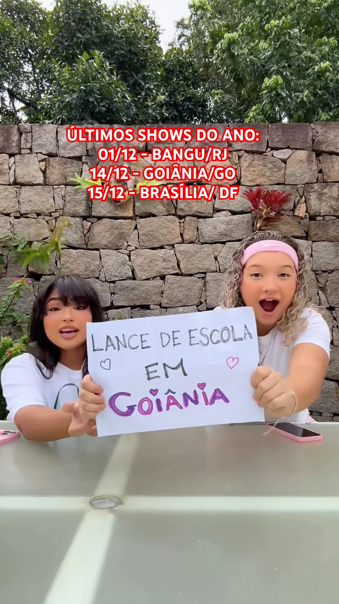AGENDA DE SHOWS LANCE DE ESCOLA???