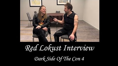 Red Lokust ( Dark Side Of The Con 4 ) interview & live performance with Panic Lift by Michael Nagy