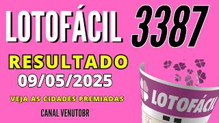 🍀 Resultado Lotofácil 3387