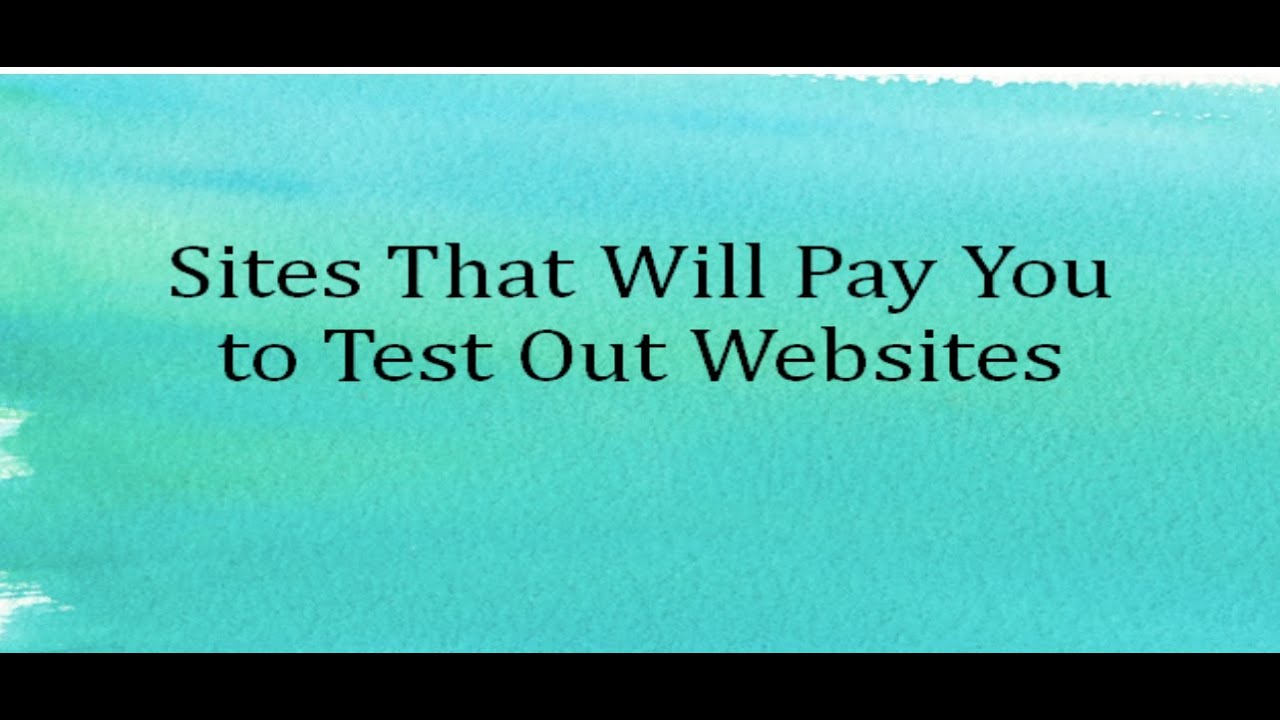 HOW TO MAKE MONEY TESTING WEBSITES ONLINE |GET PAID TO TEST WEBSITES